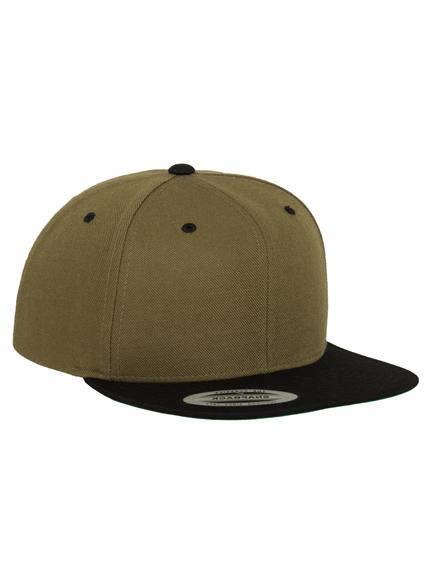 Yupoong Snapback Snapback Cap Olive-Black Modell 2 Tone - Caps in 6089MT