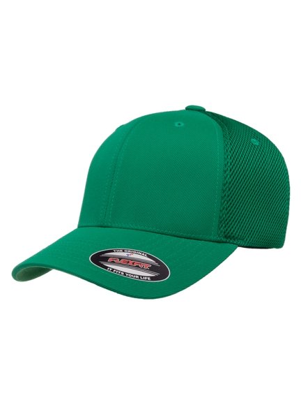 Tactel Flexfit Caps Modell - Baseball Cap 6533 Mesh Green Baseball in