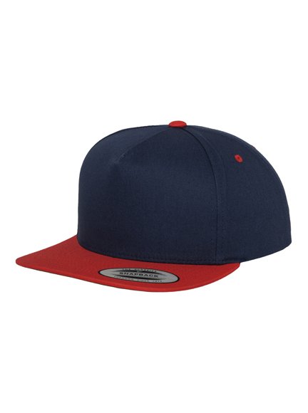 Yupoong 2 Tone 5 Panel Snapback Cap Baseball-Cap