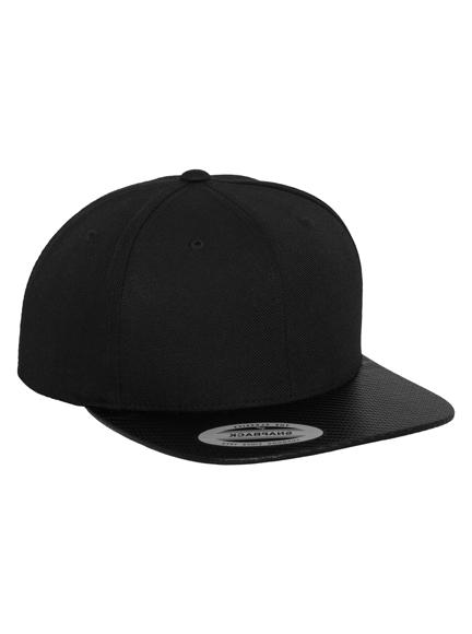 Yupoong Special Carbon Modell 6089CA Snapback Caps in Black - Snapback Cap