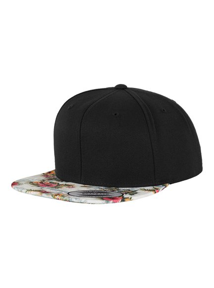Yupoong Special Floral Modell 6089F Snapback Caps in Black-Mint - Snapback  Cap