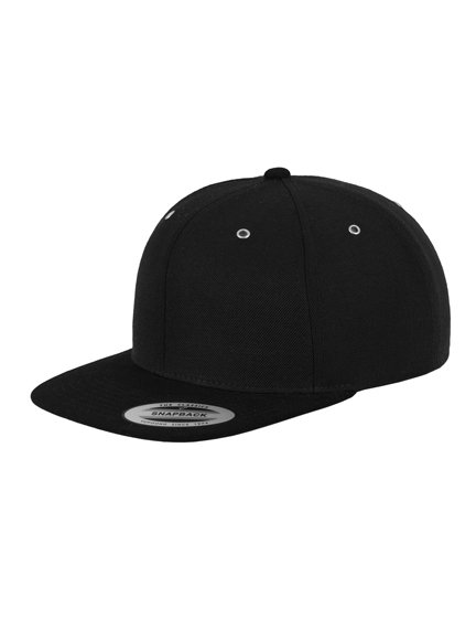 Yupoong Suede Boots Modell 6089BT Snapback Caps in Black - Snapback Cap