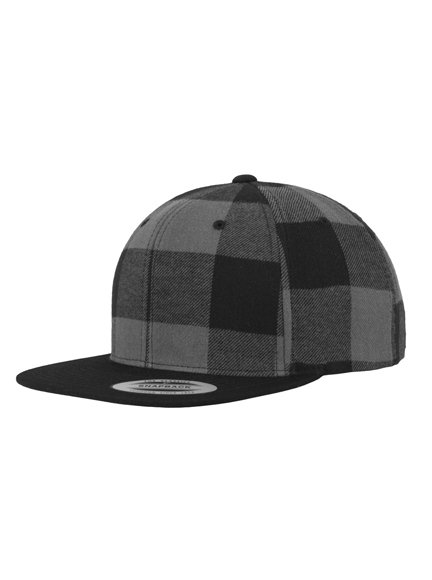 Yupoong Checked Flanell Snapback Cap Baseball-Cap