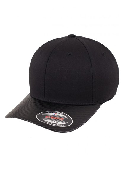 Baseball Black Carbon 6277CA Baseball Cap Caps Flexfit Modell in -