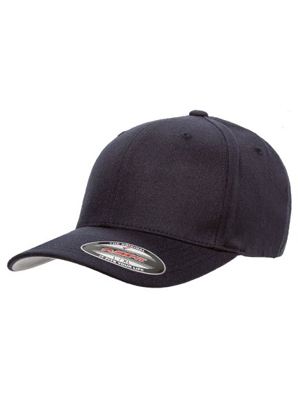 Flexfit Classic Wool Modell 6477 Baseball Caps in Dark Navy - Baseball Cap