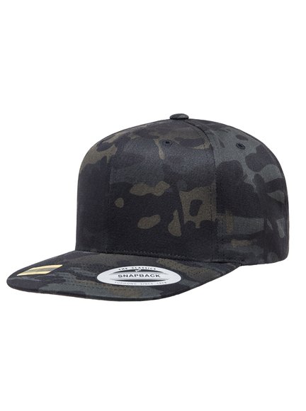 Yupoong Classic Multicam Schwarz Camouflage Snapback Cap Baseball-Cap