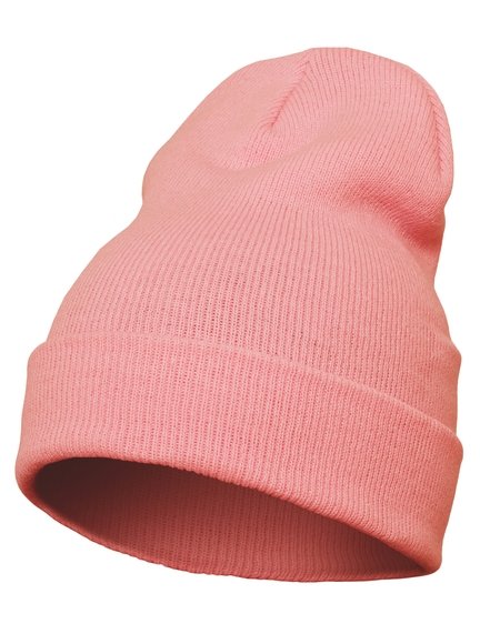 Yupoong Heavyweight Long Modell 1501KC Beanies in Coral - Beanie