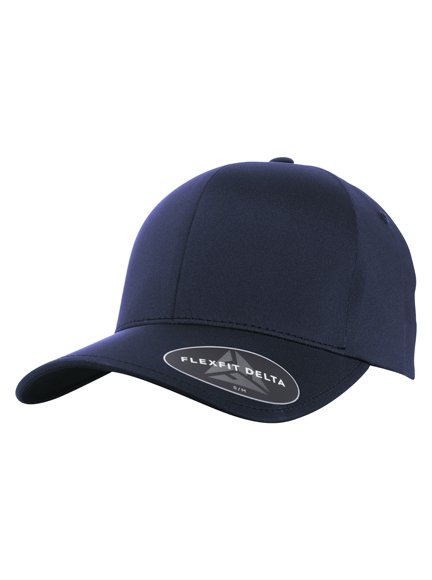Flexfit Delta Adjustable Modell 180A Baseball Caps in Navyblau - Baseball  Cap