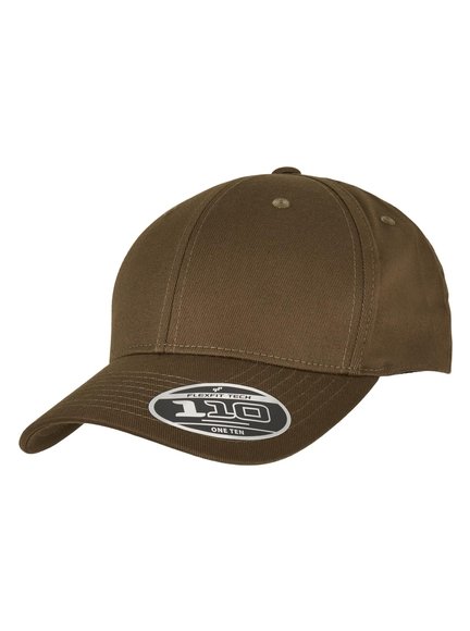 Flexfit 110 Curved Visor Modell 7706FF Snapback Caps in Olive - Snapback Cap