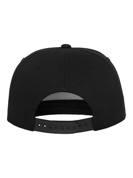 Yupoong Snapback 5 Black Snapback Caps in - Panel Modell Snapback 6007 Cap