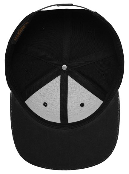 Modell Caps Special Yupoong Snapback Cap Carbon - in Black 6089CA Snapback