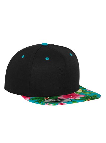 Yupoong Special Hawaiian 6089HW Snapback Snapback Cap Caps in - Green-Black Modell