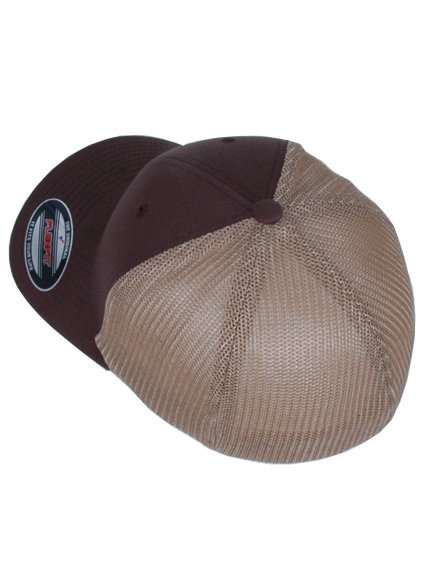 - Flexfit Modell Caps Trucker Brown-Khaki in Cap Trucker Mesh 6511T Trucker