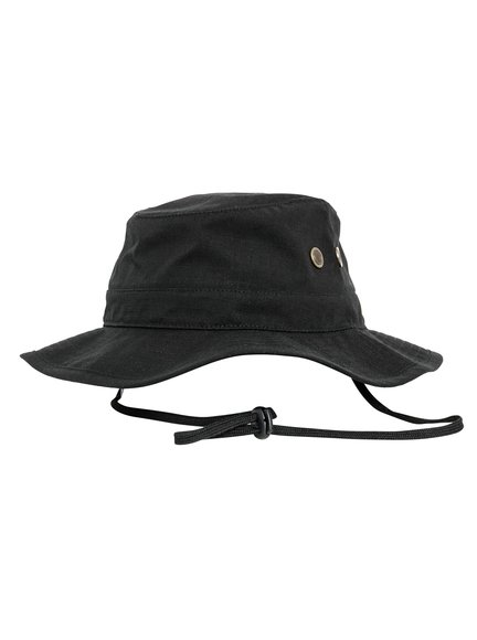 Flexfit Angler Bucket Hat Black Hats Modell - in Bucket 5004AH