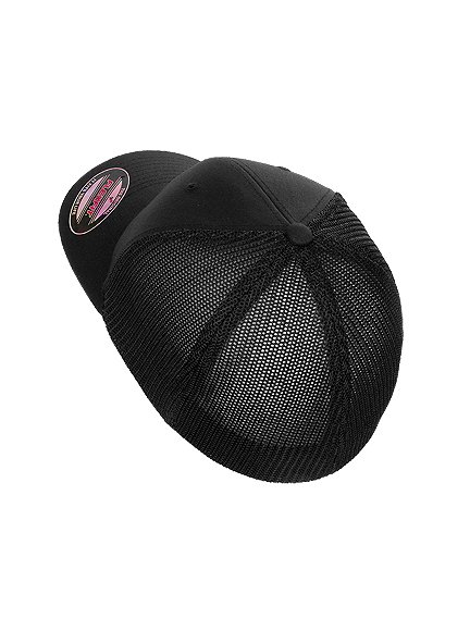 Flexfit Recycled Mesh Modell 6511RM Trucker Caps in Black-Black - Trucker  Cap