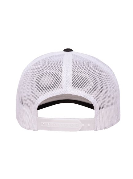 Yupoong Classic RECYCLED Retro Modell 110RT Trucker Caps in Black-White - Trucker  Cap