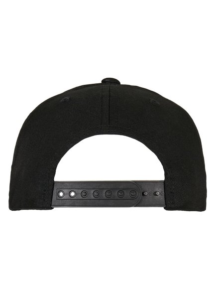 7706FF 110 Flexfit Cap Modell in Visor Curved Snapback Caps Snapback Schwarz -
