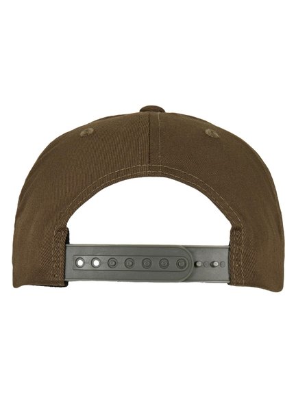 Flexfit 110 Cap Caps - Curved Modell Snapback in Olive Snapback Visor 7706FF