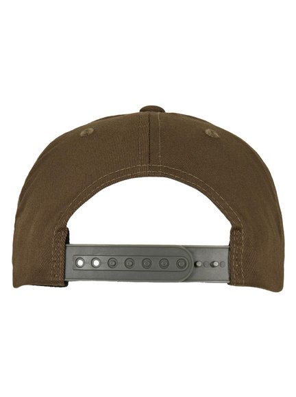 Flexfit 110 Curved Visor Modell Cap - 7706FF Snapback in Olive Snapback Caps