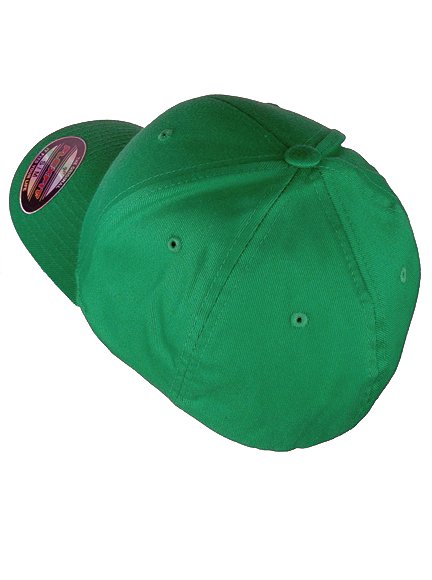 Flexfit Green Baseball Cap Pepper Classic 6277 Caps Baseball in Modell -