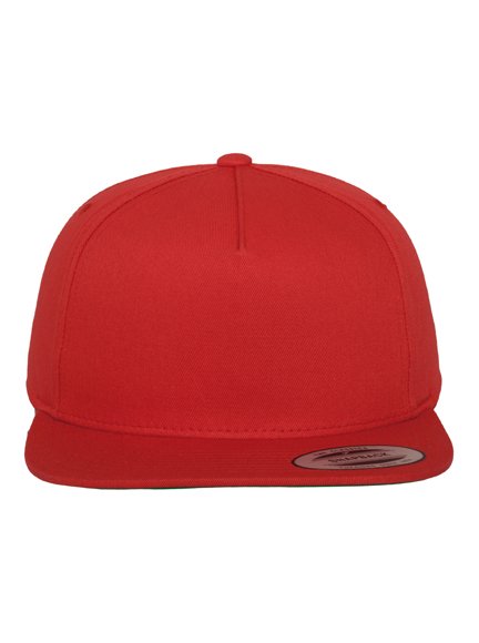 Snapback in Tone Panel Yupoong Red - Caps 2 Modell 6007 Snapback 5 Cap