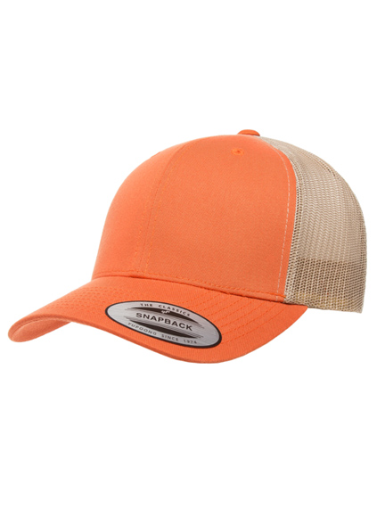 orange trucker cap