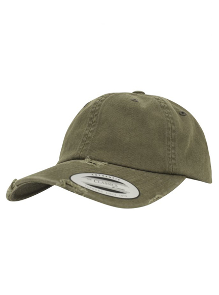 Yupoong Low Profile Cotton Twill Destroyed Baseball Cap Baseball-Cap
