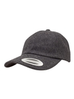 Yupoong Low Profile Melton Wool Dad Baseball-Cap