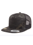 Yupoong Flat 5 Panel Multicam Baseball-Cap