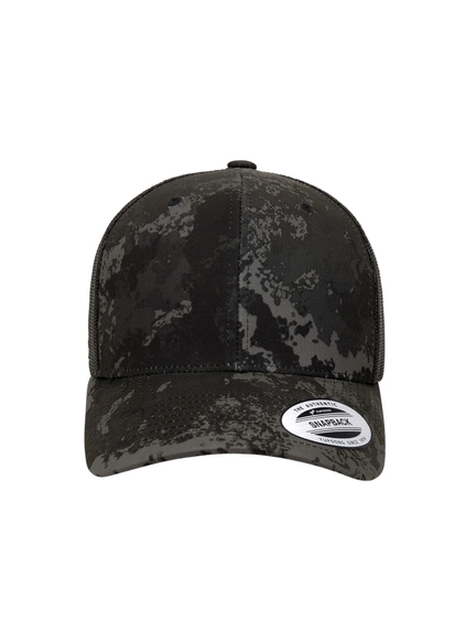 Yupoong VEIL CAMO Cap schwarz Baseball Cap Baseball-Cap