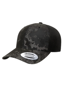 Yupoong VEIL CAMO Cap schwarz Baseball-Cap Yupoong VEIL CAMO Cap schwarz Baseball-Cap
