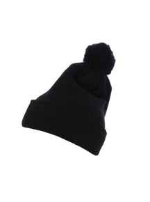Cuffed Pom Pom Knit Baseball-Cap Cuffed Pom Pom Knit Baseball-Cap